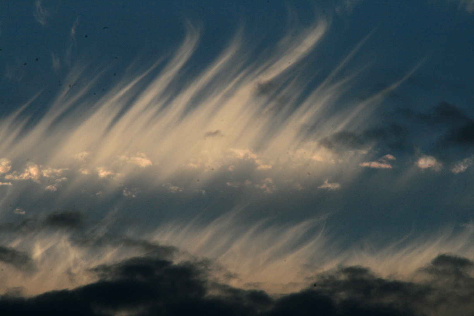 Der Himmel an der Kanalküste