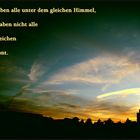 der himmel bei uns