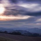 der Himmel beim Sonnenuntergang ..