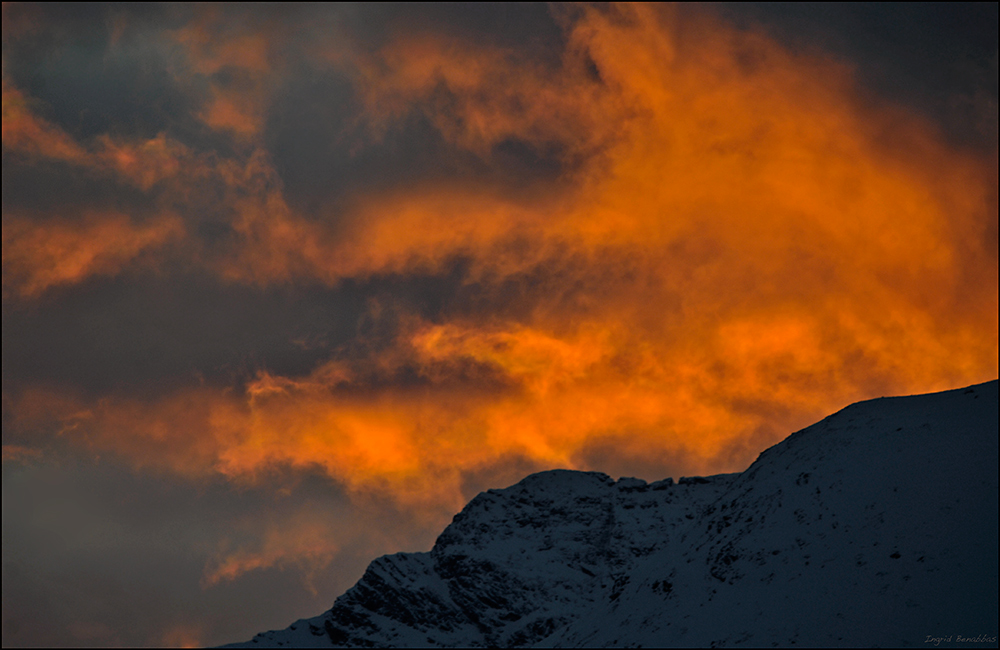 der Himmel brannte