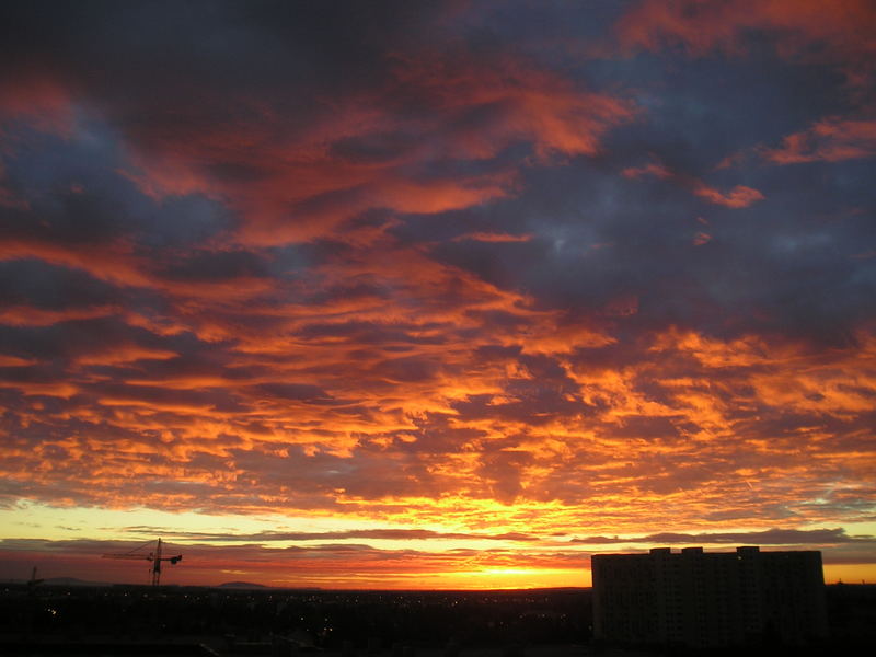 der himmel brennet