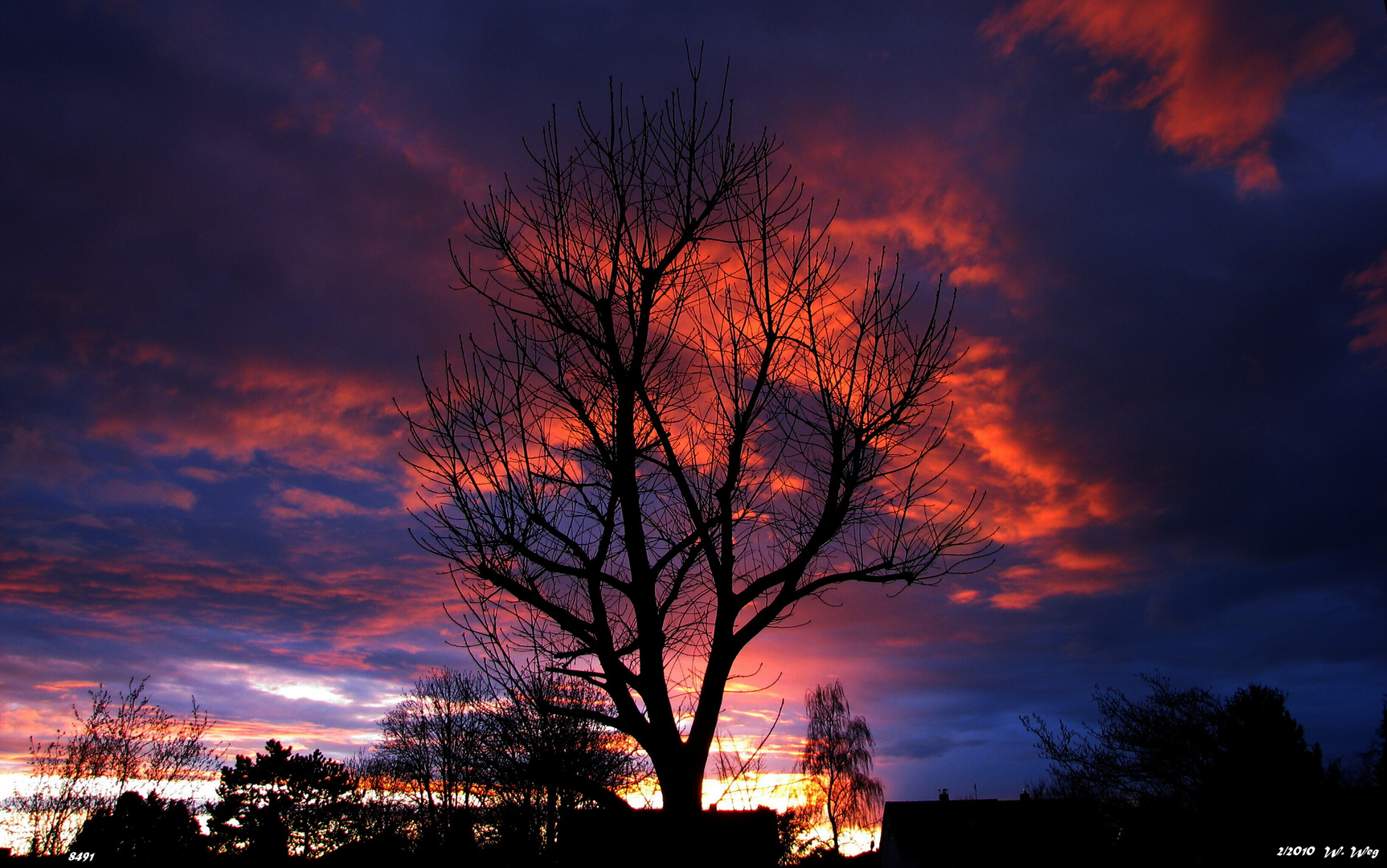 der Himmel brennt...