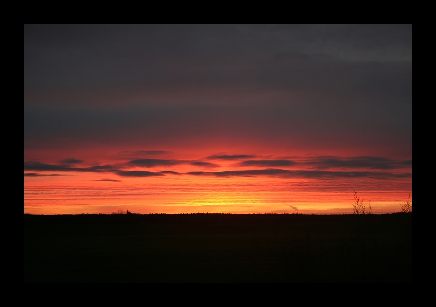 "der Himmel brennt"