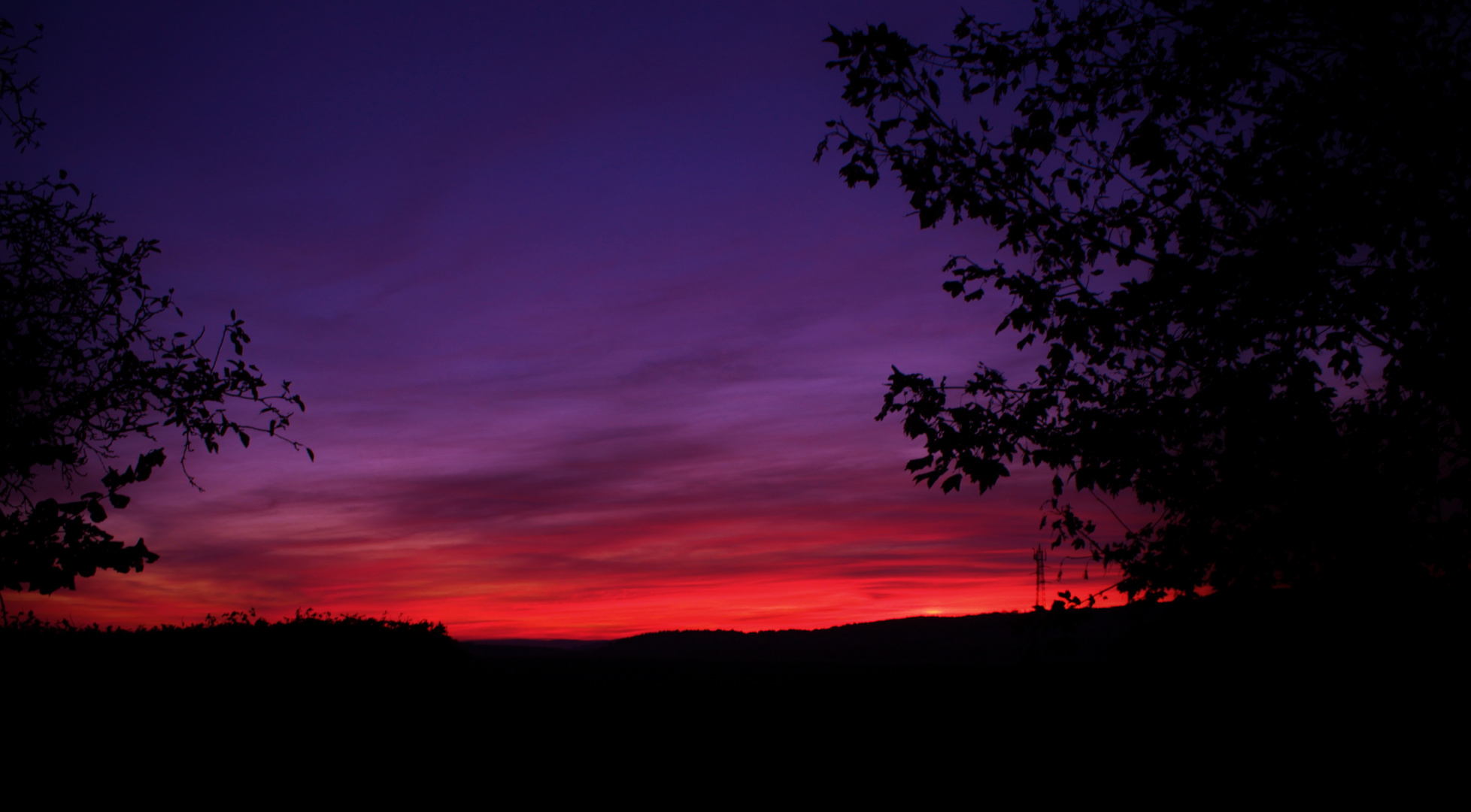 Der Himmel brennt...