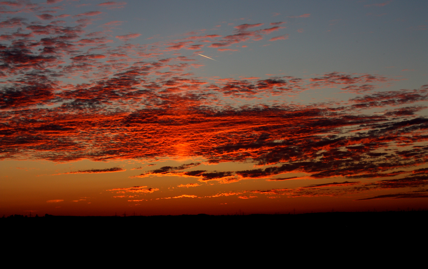 Der Himmel brennt....