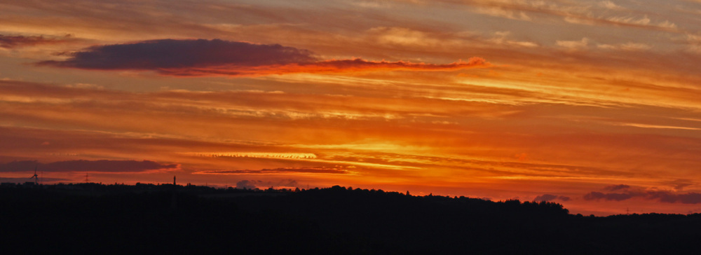 der Himmel brennt...