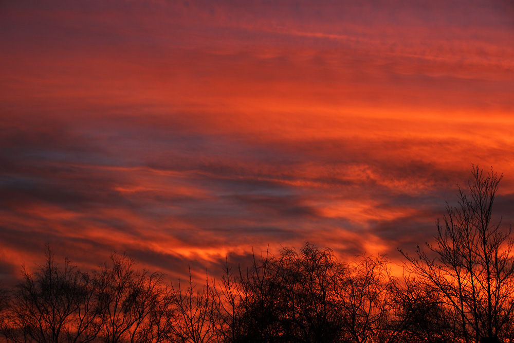 der Himmel brennt...