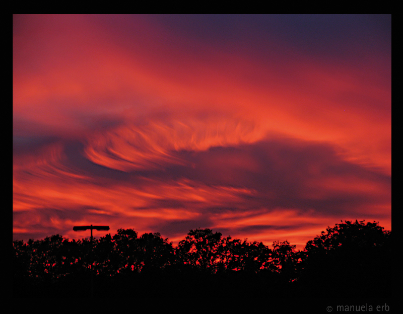 Der Himmel brennt....