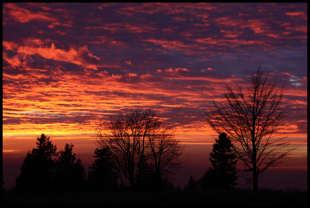 Der Himmel brennt ...