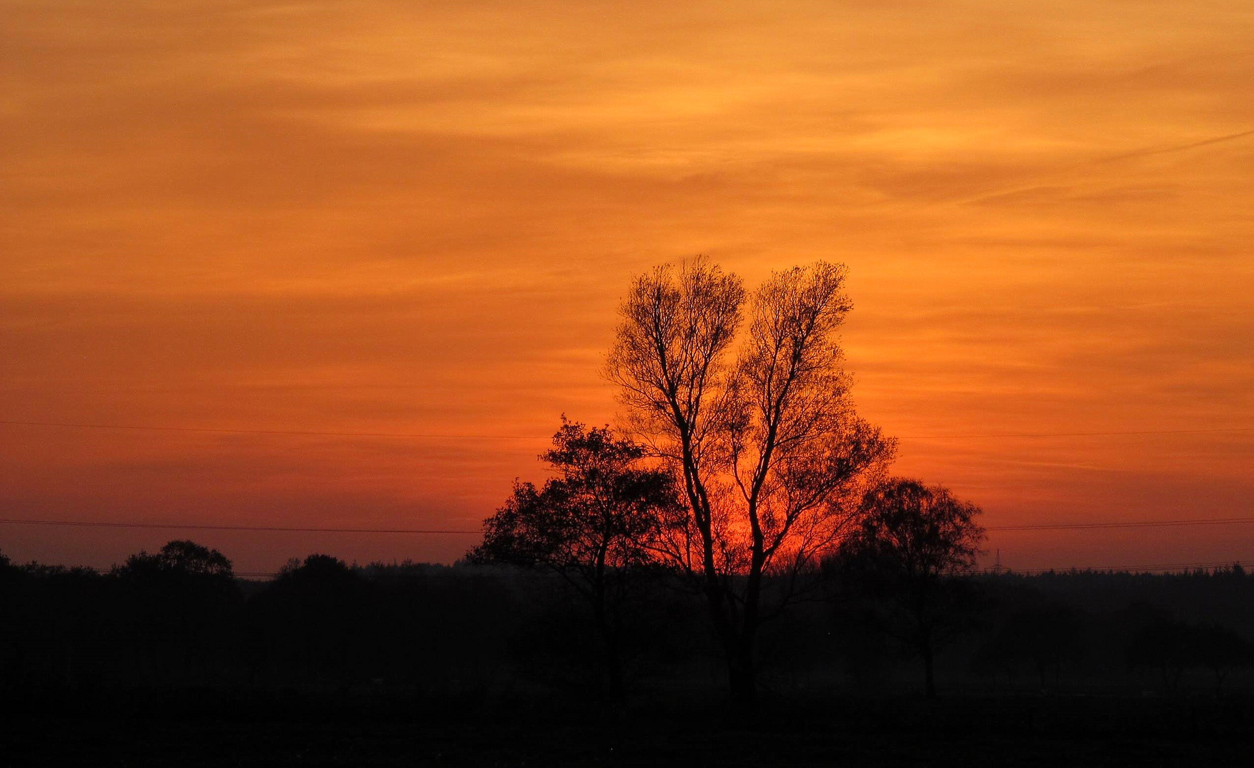 der Himmel brennt ...