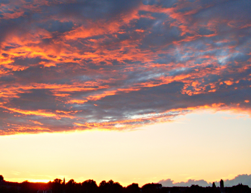 Der Himmel brennt, die Engel fliehen ;-)