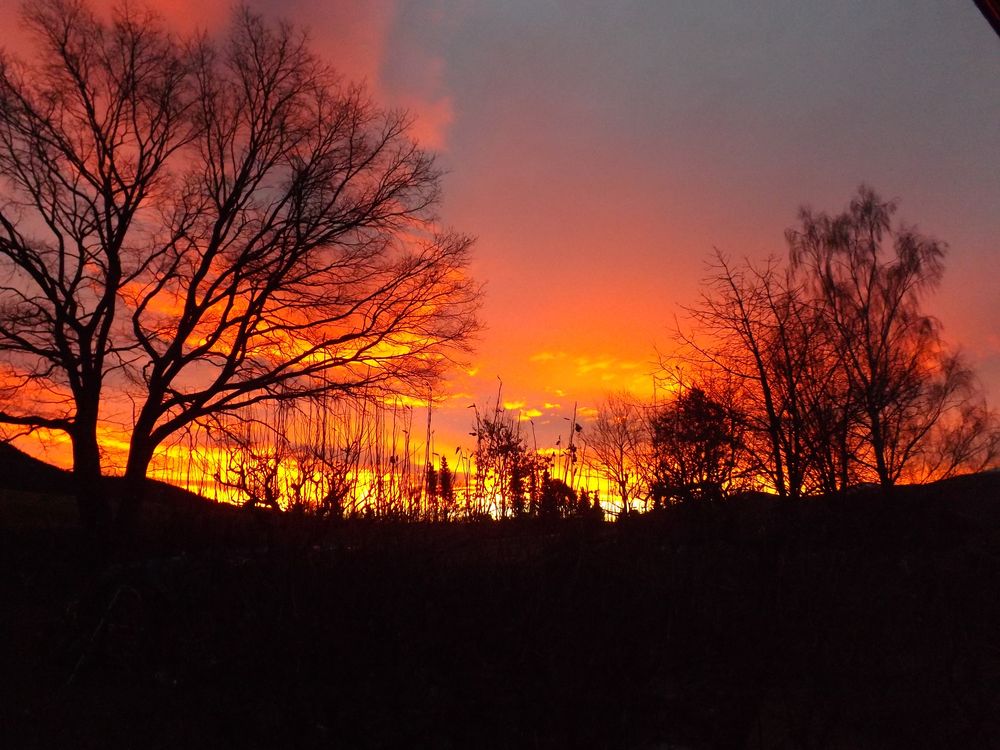 Der Himmel brennt - Sonnenaufgang