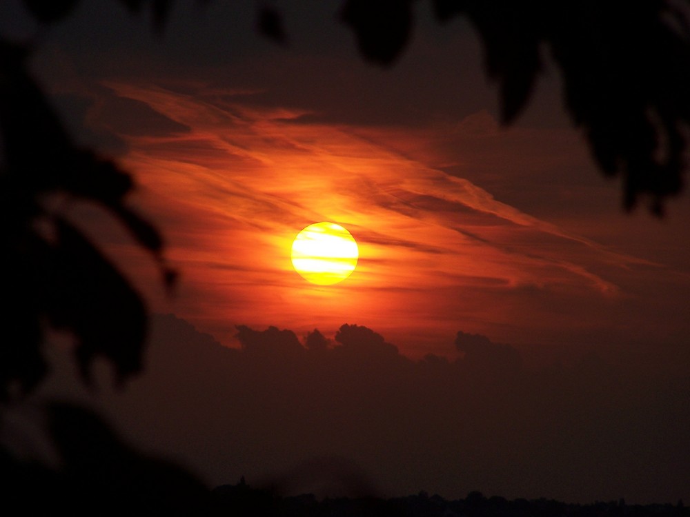 Der Himmel brennt - Sonnenuntergang