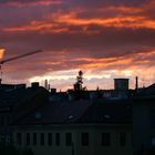 Der Himmel brennt über den Dächern von Wien!!