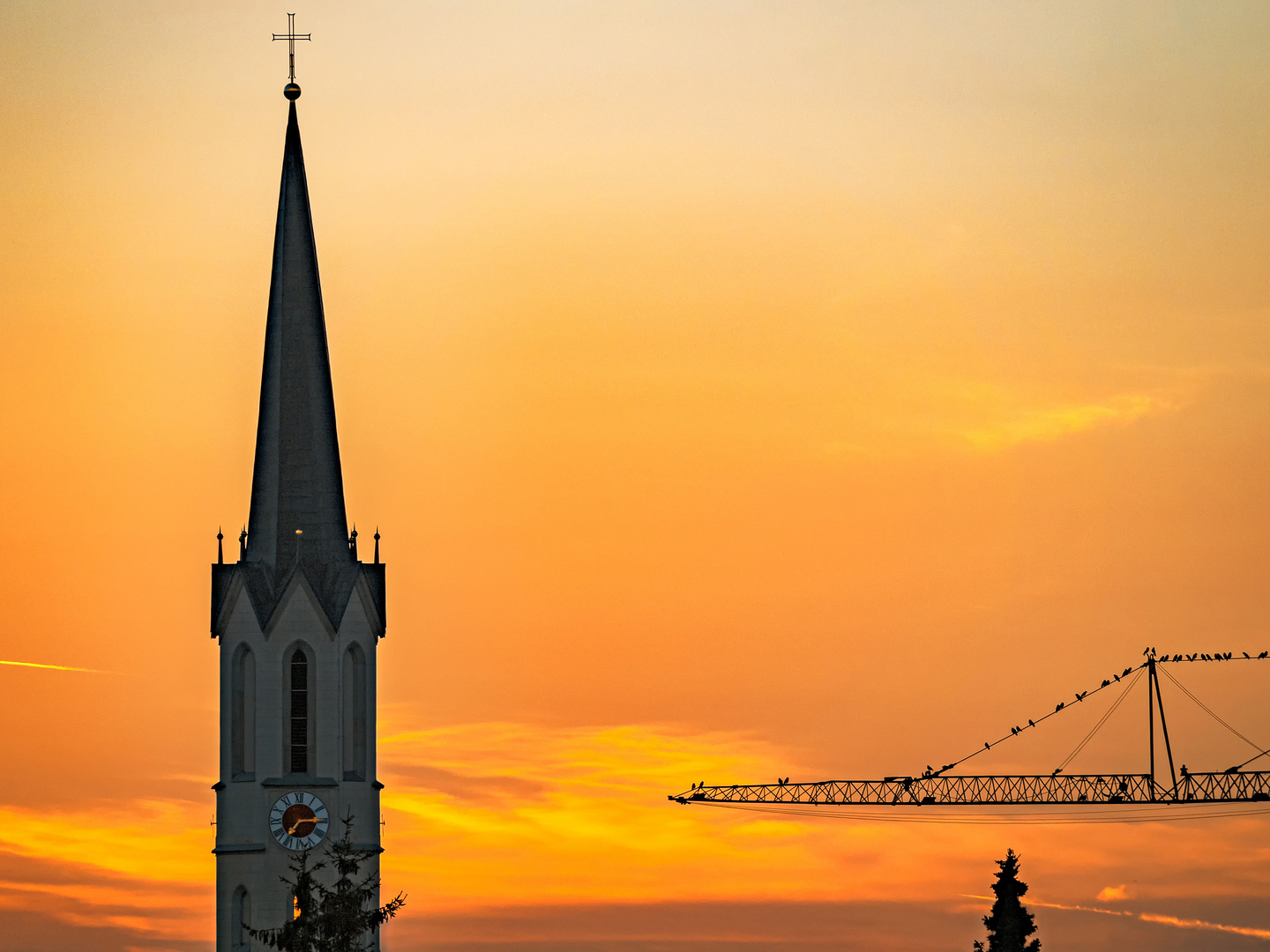 Der Himmel brennt über Freyung...