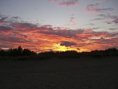 Der Himmel brennt über Spanien