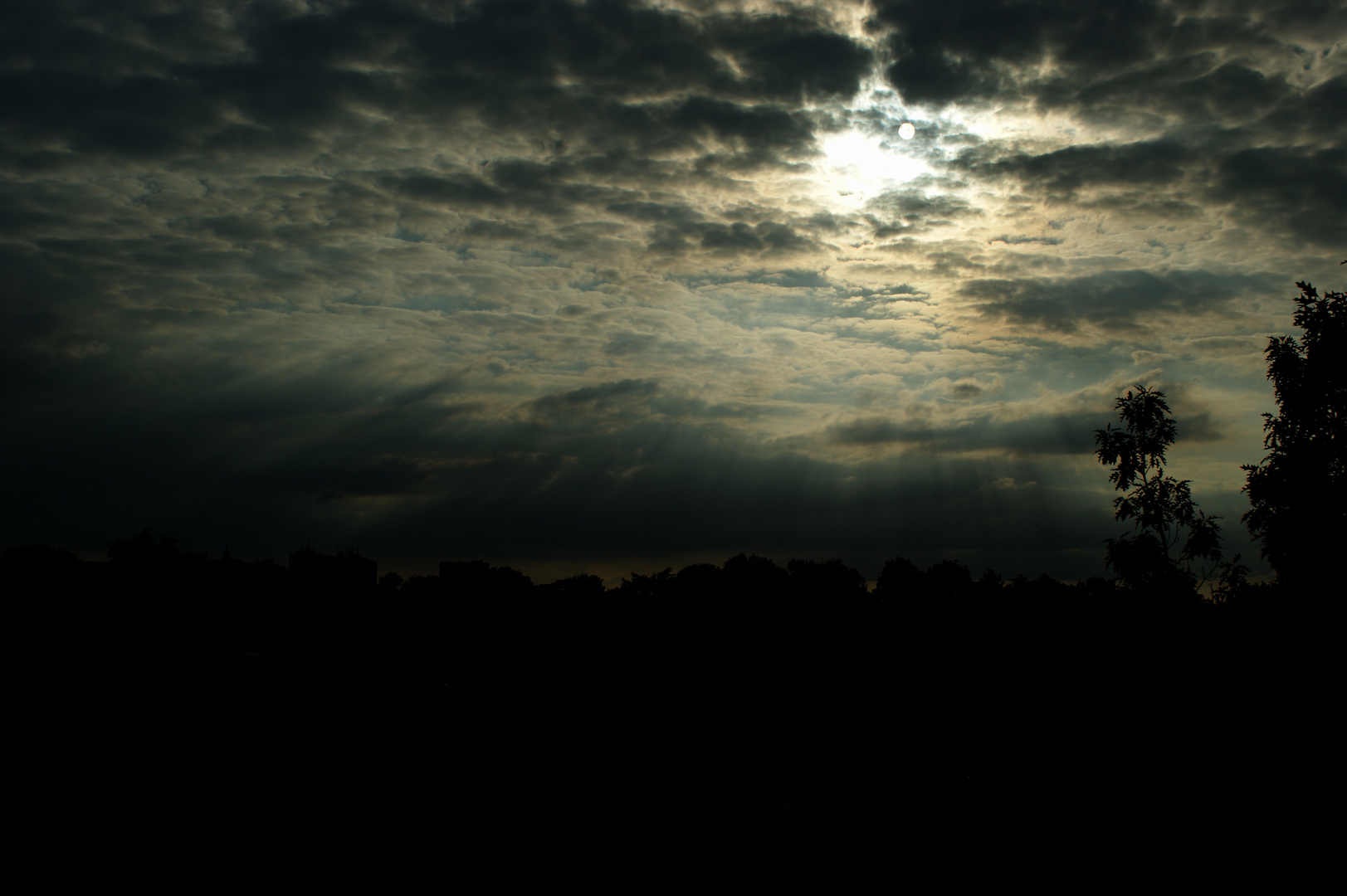 Der Himmel bricht auf ...