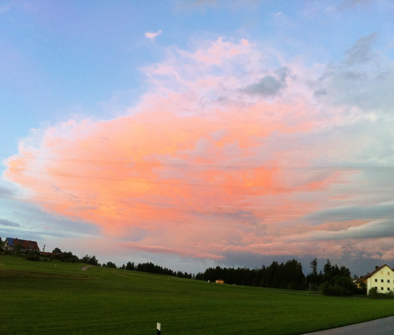 Der Himmel glüht...