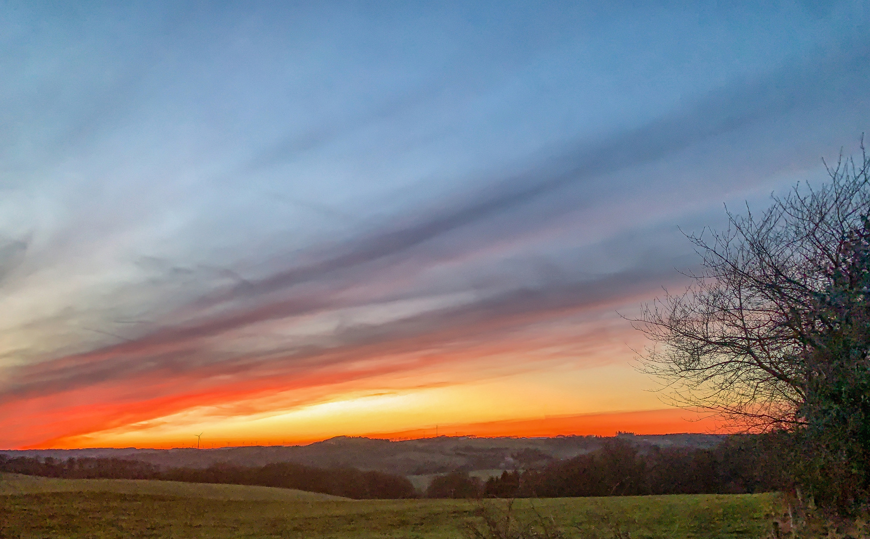 Der Himmel glüht