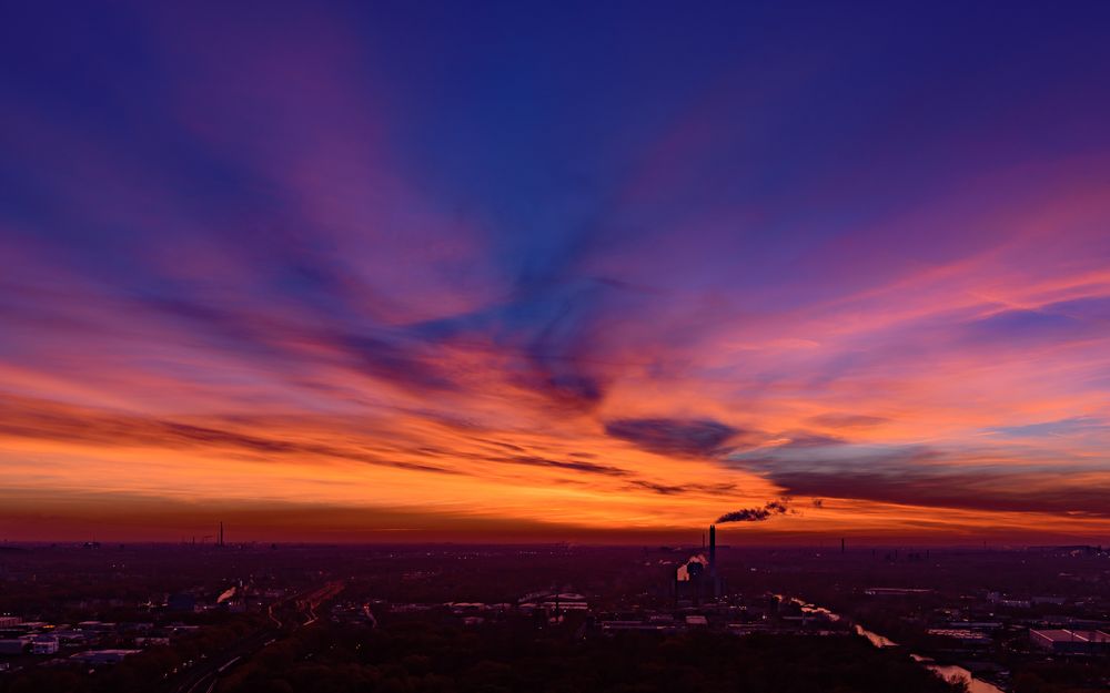 Der Himmel glüht