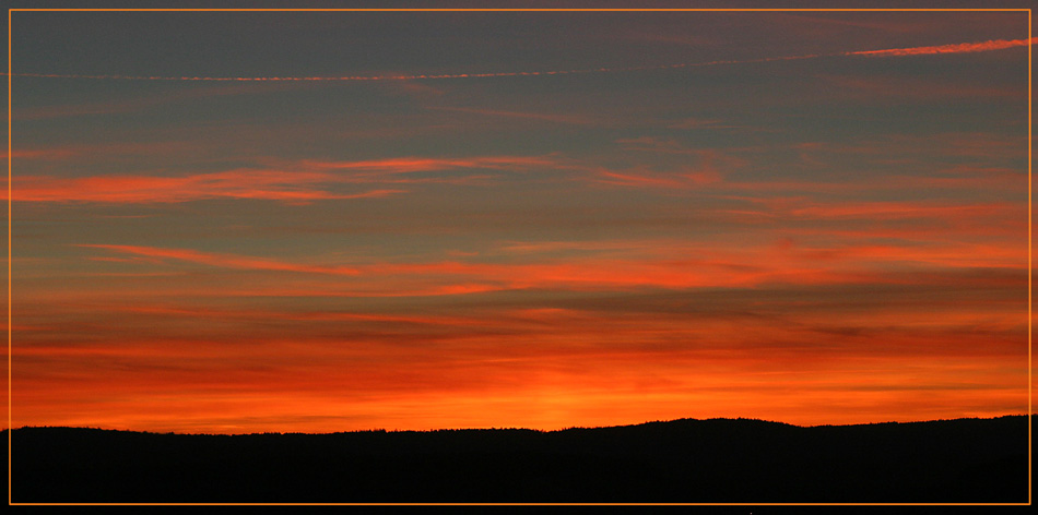 Der Himmel glüht