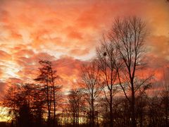 Der Himmel glüht