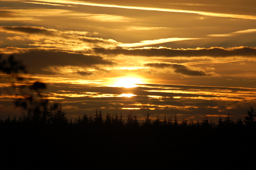 Der Himmel glüht