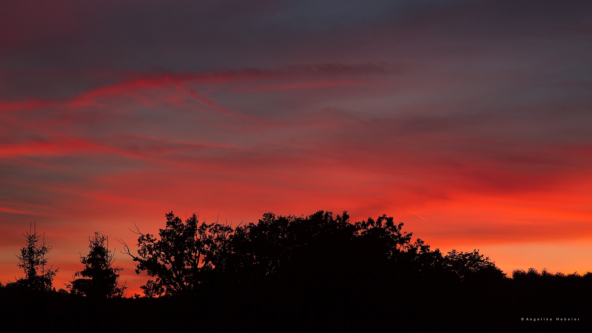 Der Himmel glüht