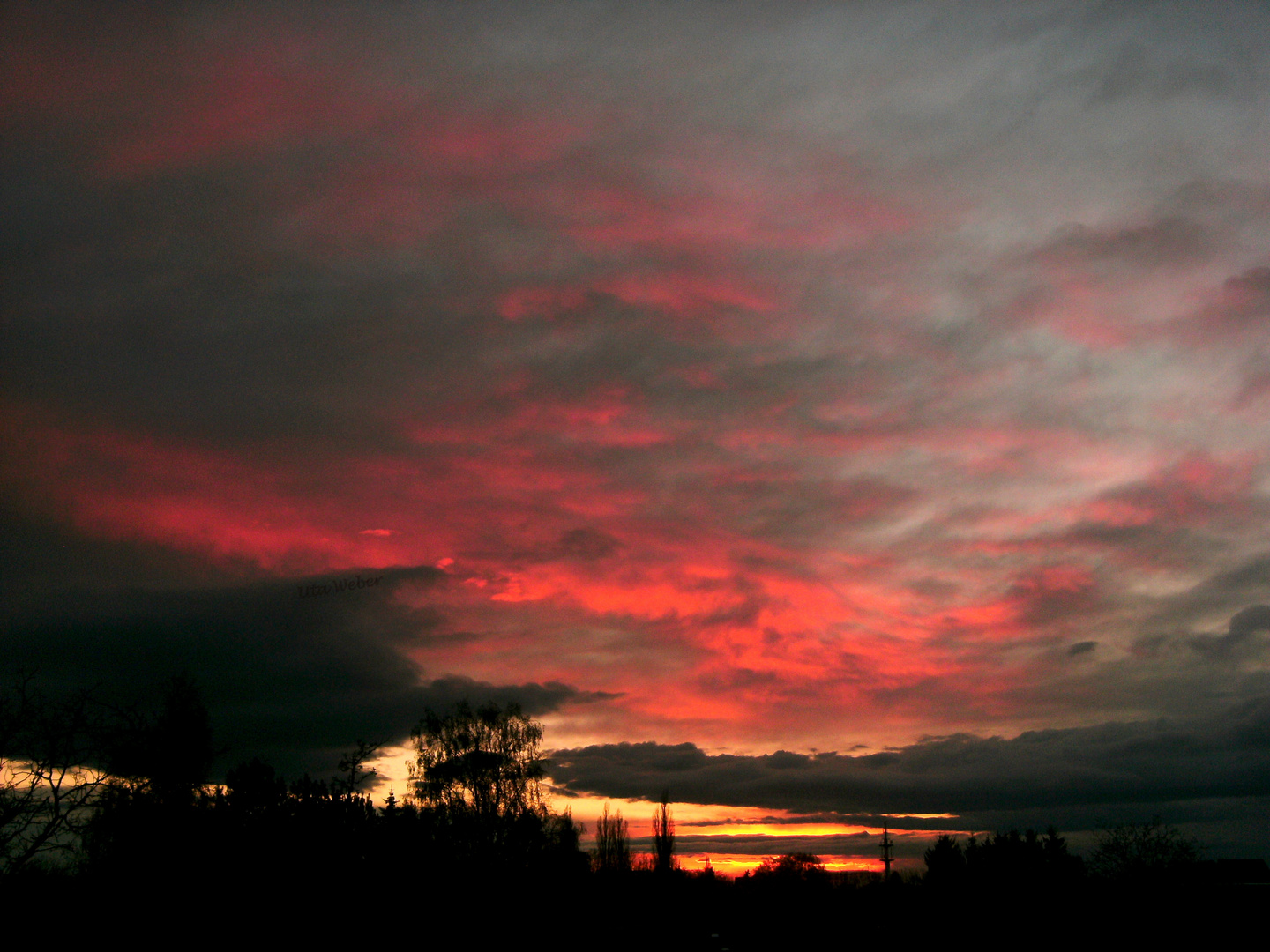 Der Himmel glüht...