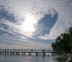 Der Himmel hat ein Fenster geöffnet