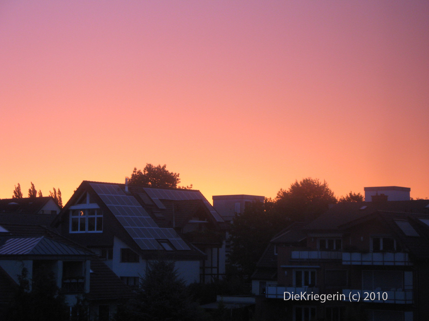 Der Himmel in pink