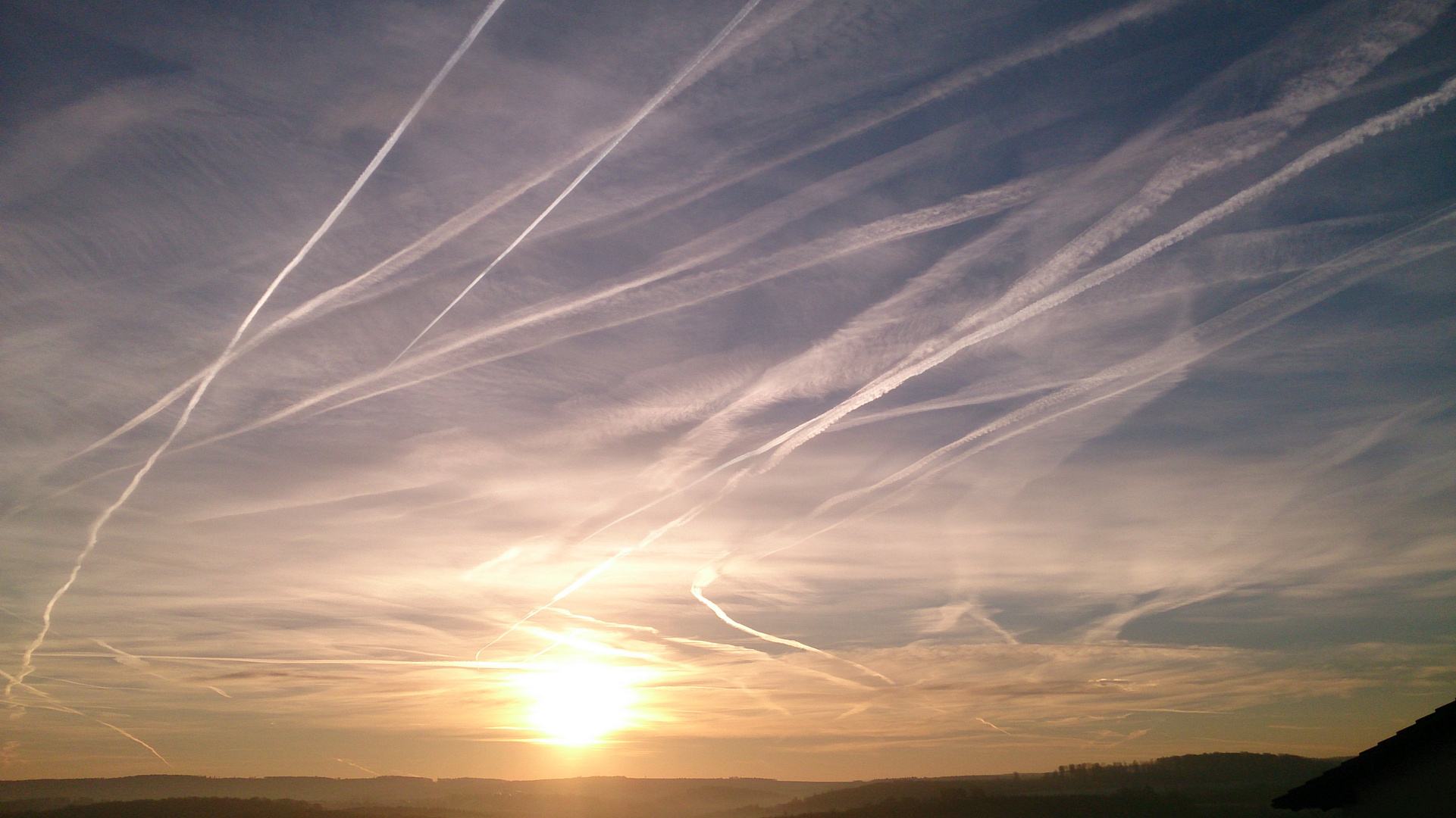 Der Himmel in Streifen