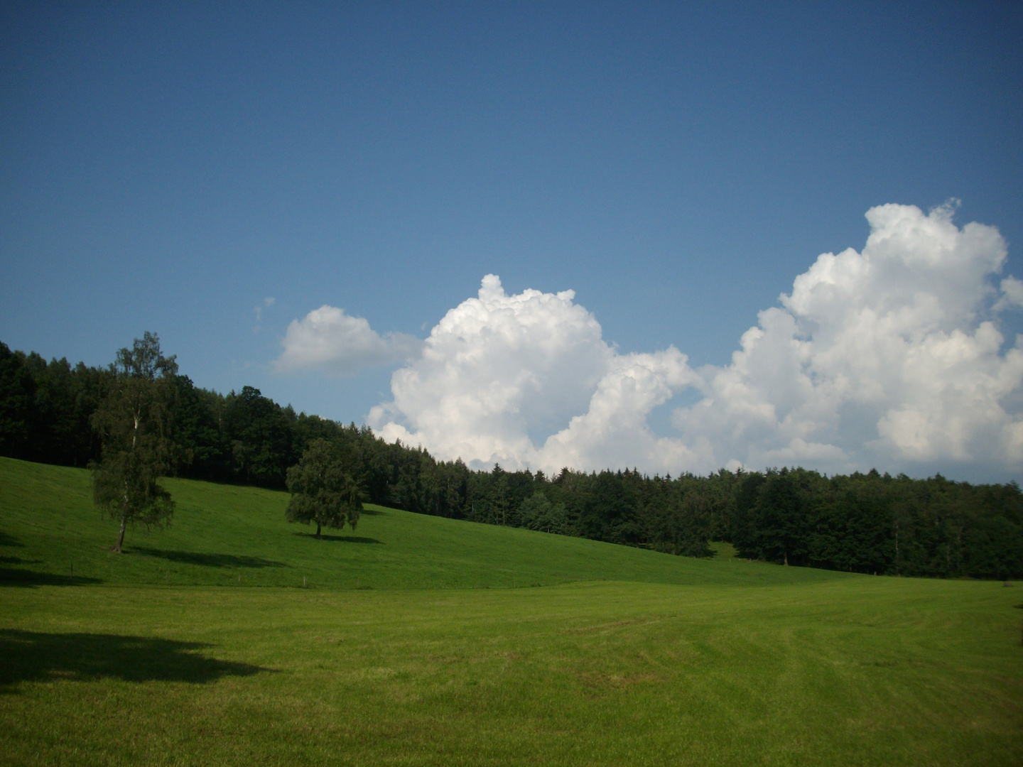 der himmel ist blau