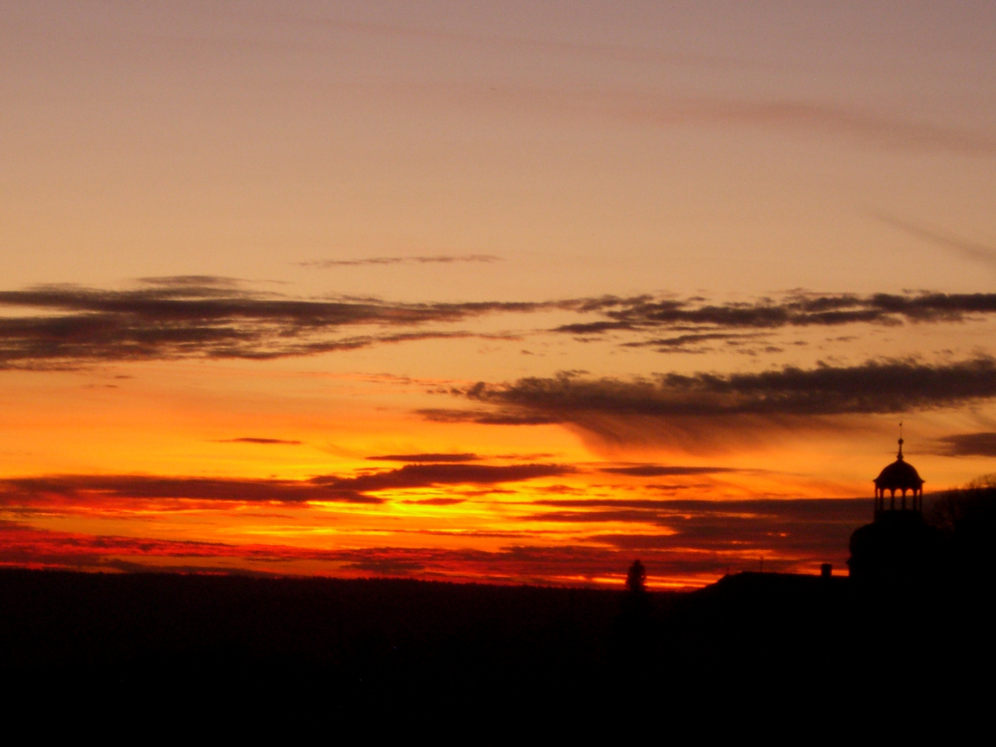 Der Himmel leuchtet...