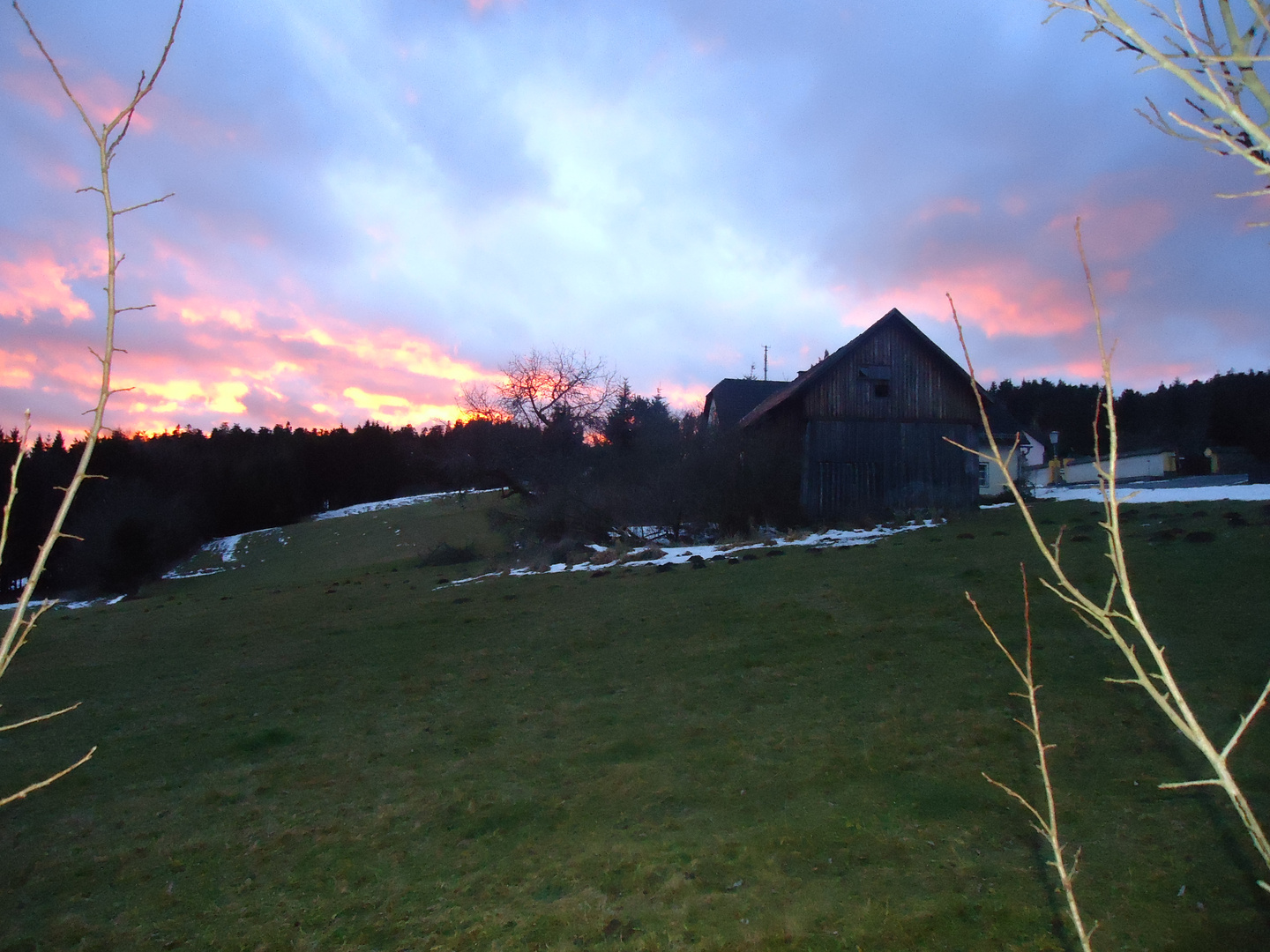 Der Himmel mit seinen schönen Farben