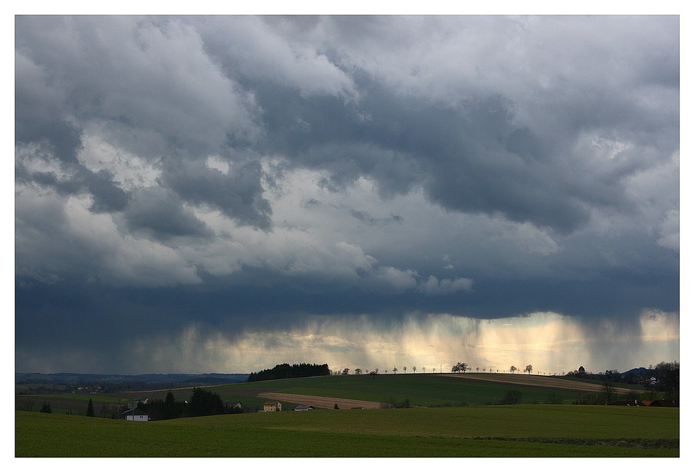 Der Himmel öffnet seine Schleusen