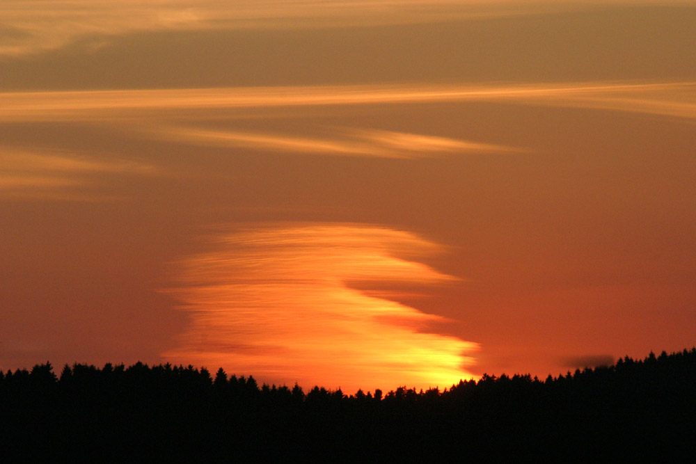 Der Himmel schreibt Bilder