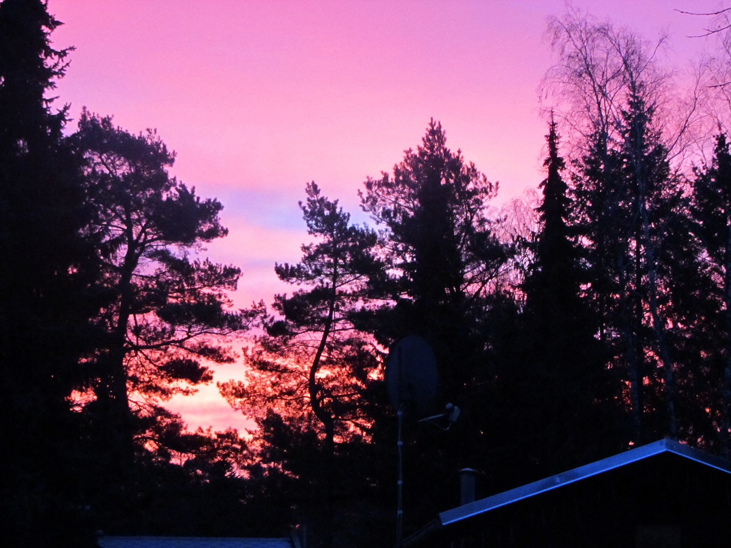 Der Himmel schwächelt wieder.Leider.