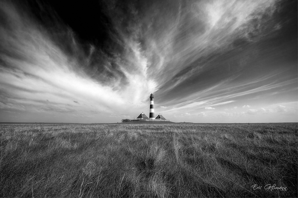 Der Himmel so weit : Leuchtturm Westerheversand