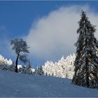 Der Himmel spielte mit, mit Wolken-Lichteffekten