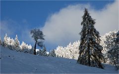 Der Himmel spielte mit, mit Wolken-Lichteffekten