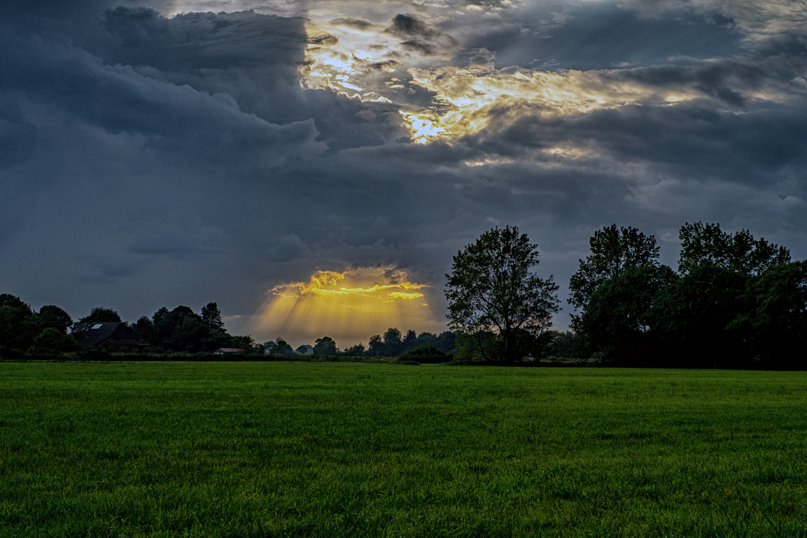 Der Himmel strahlt