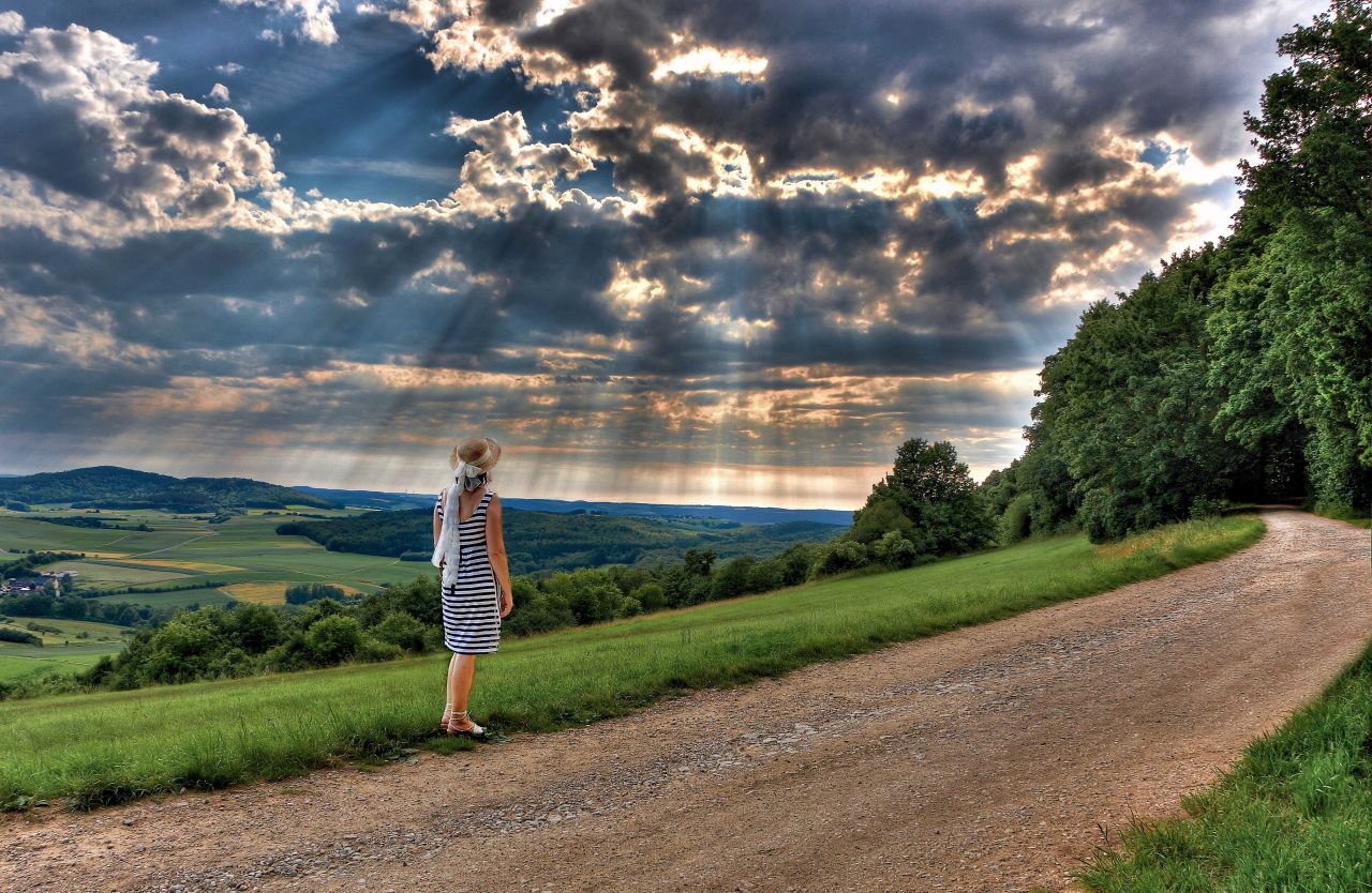 Der Himmel strahlt