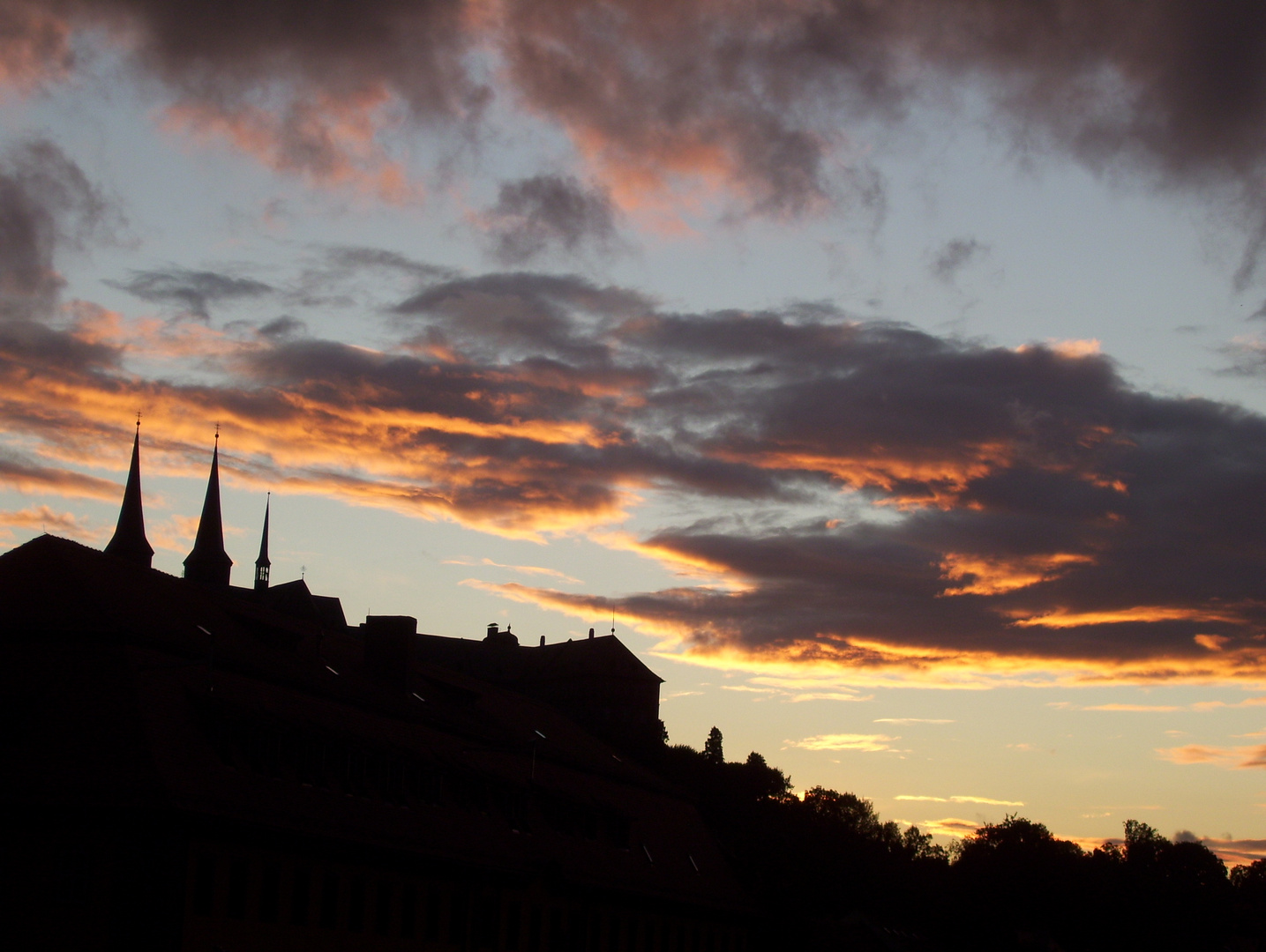 Der Himmel über Bamberg