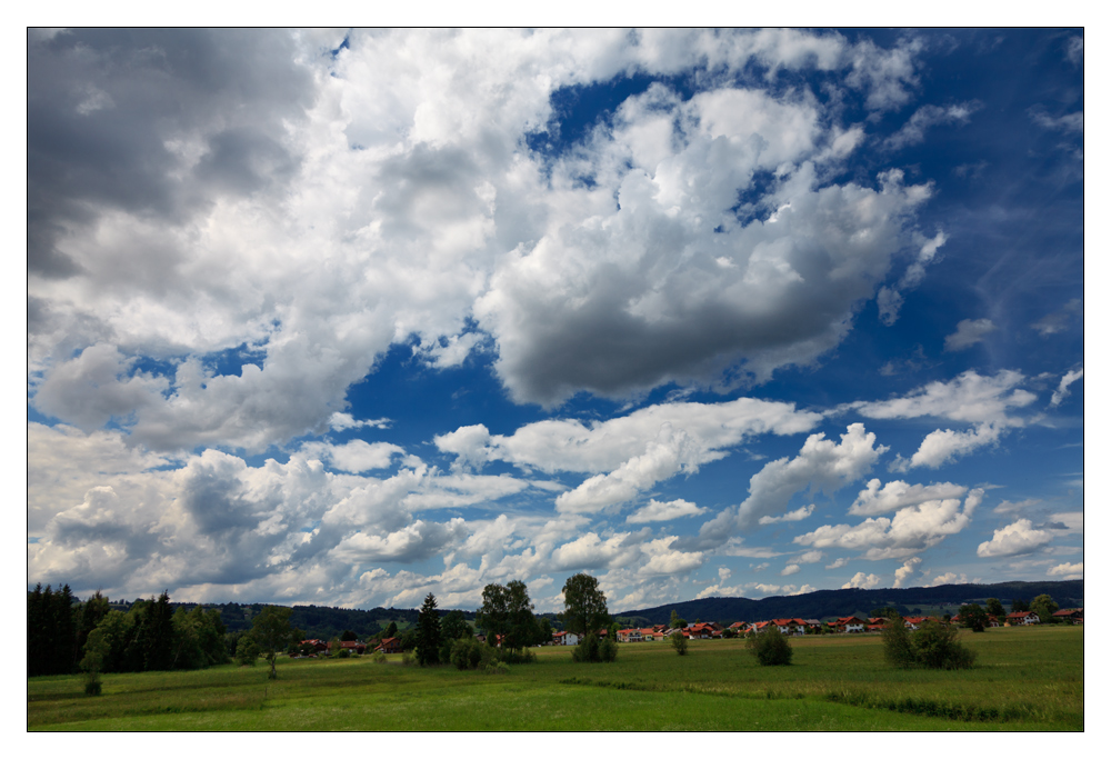 Der Himmel über Bayern