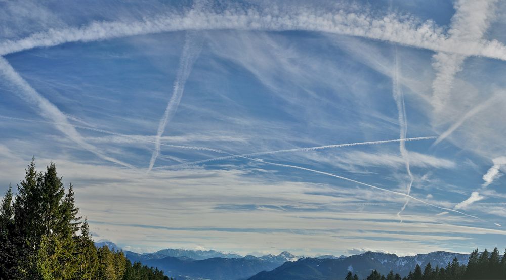 Der Himmel über Bayern...