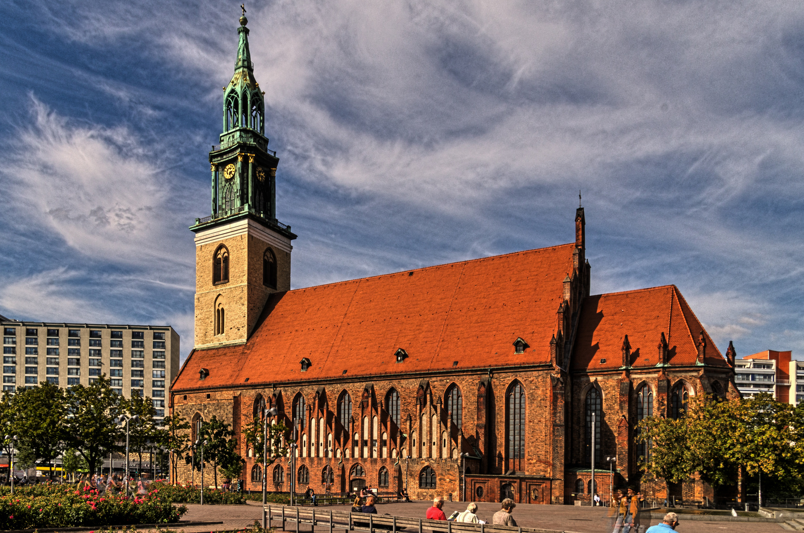 Der Himmel über Berlin (mit Marienkirche)