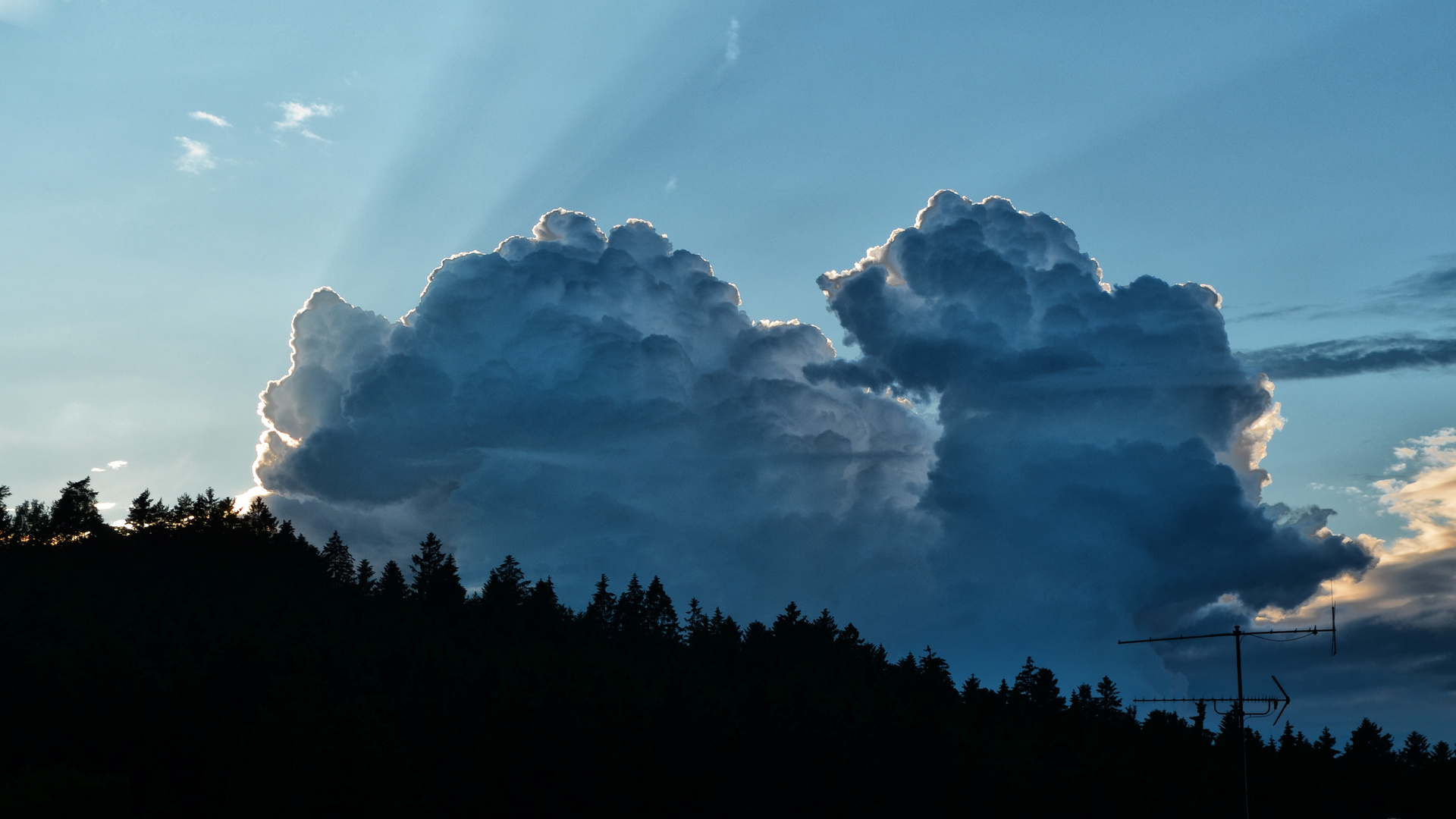 Der Himmel über Büchlberg 