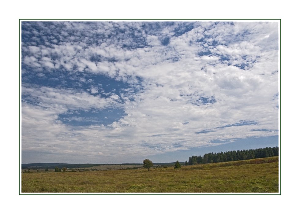 Der Himmel über dem Hohen Venn