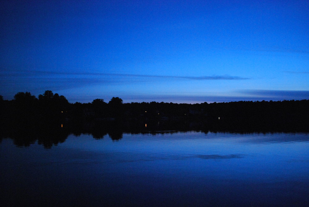 der Himmel über dem Peezsee